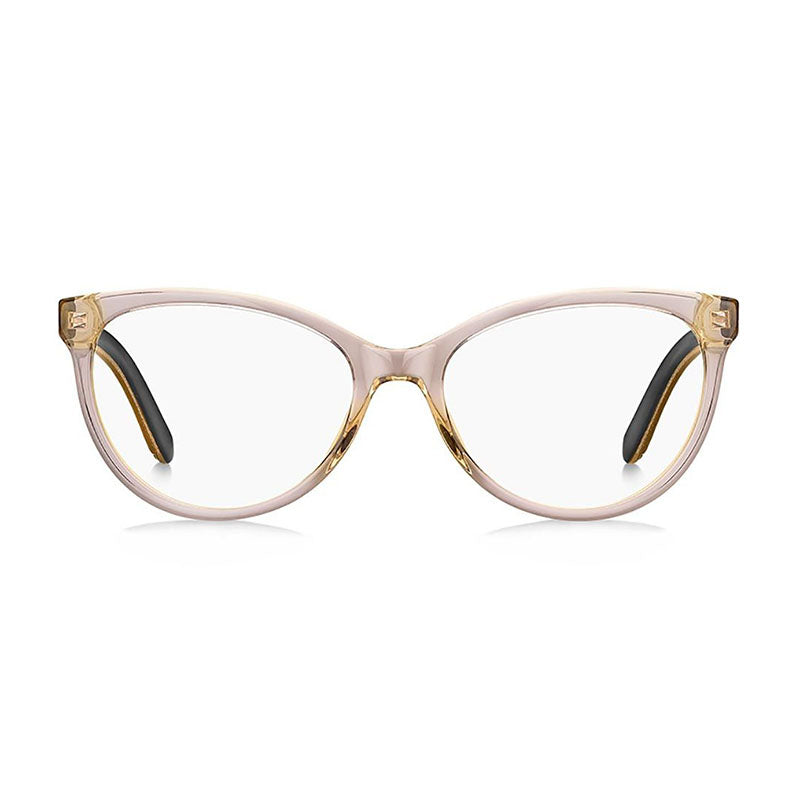 Marc Jacobs Eyeglasses Cat Eye Full Rim, Red Havana Frame and Clear Demo Lenses Lens MARC46300UC00