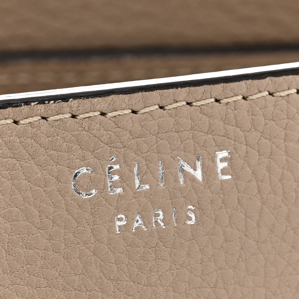 Drummed Calfskin Micro Luggage  Dune