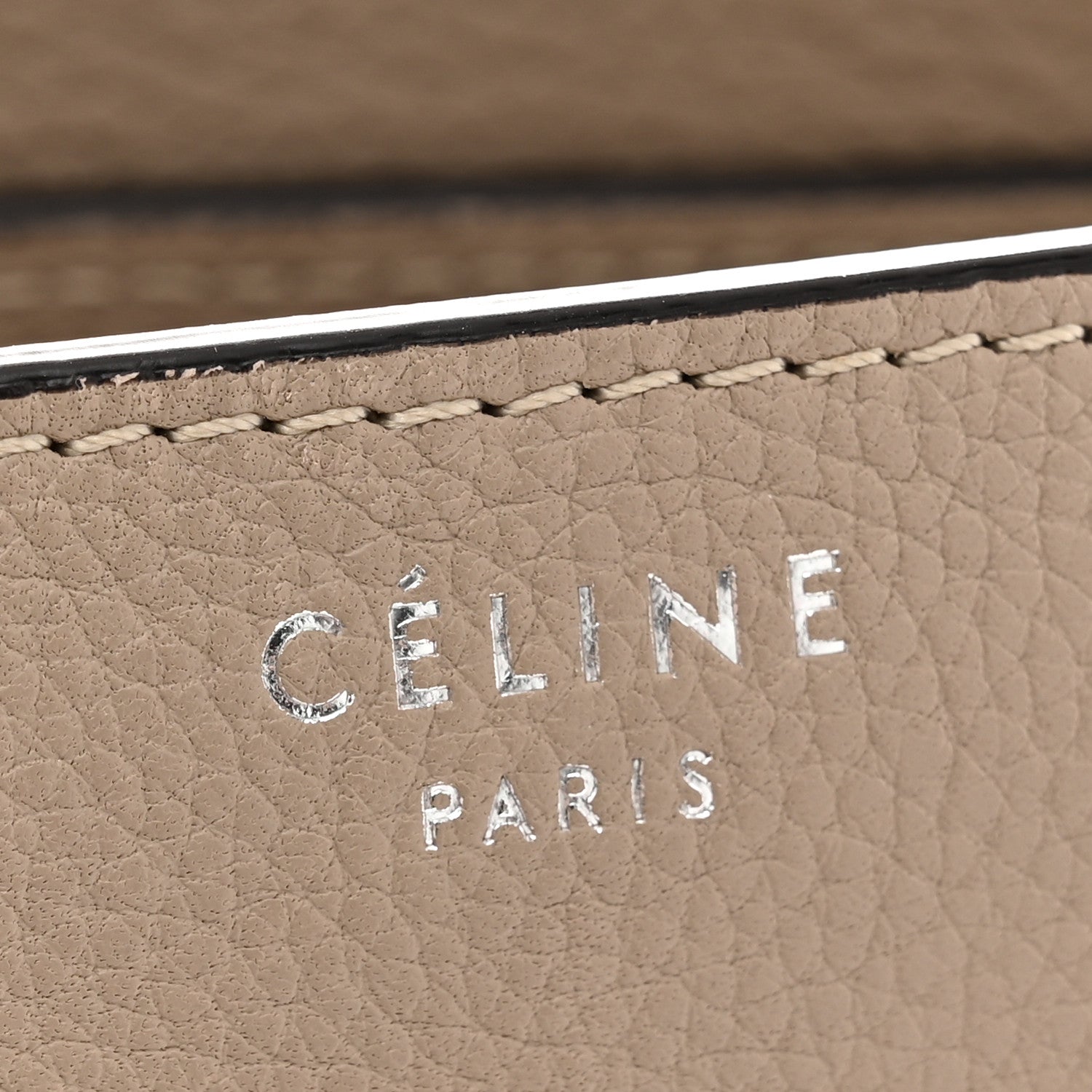 Drummed Calfskin Micro Luggage  Dune