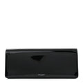 Patent Calfskin Clutch Black