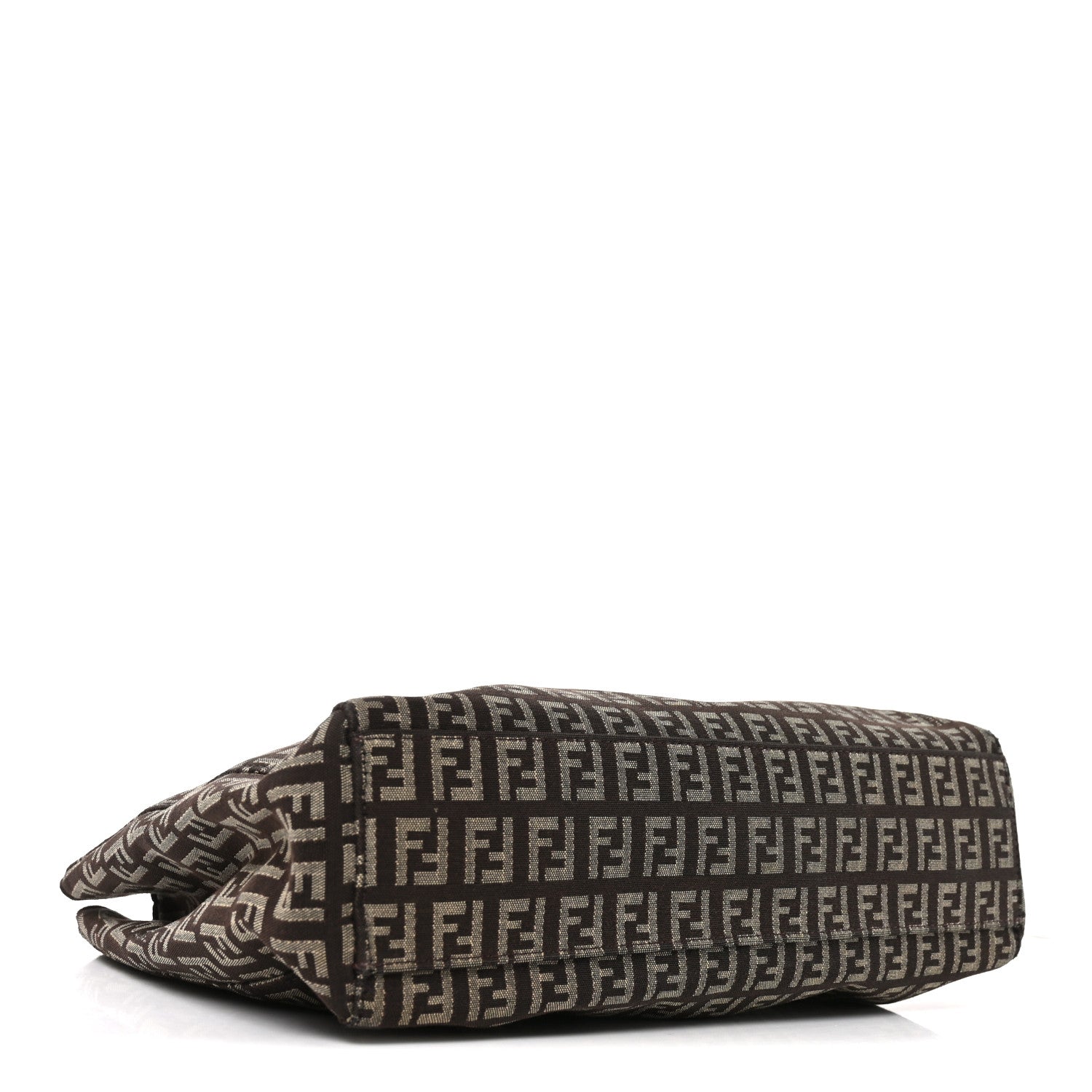 Zucchino Vitello Small Tote Testa di Moro Beige