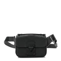 Taurillon Monogram S Lock Sling Bag Black