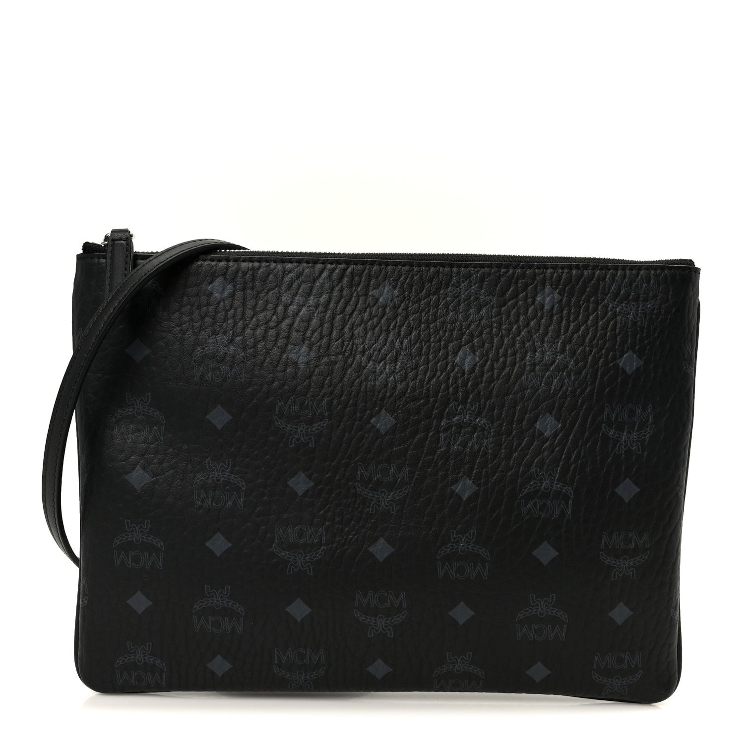 Visetos Medium Crossbody Pouch Black