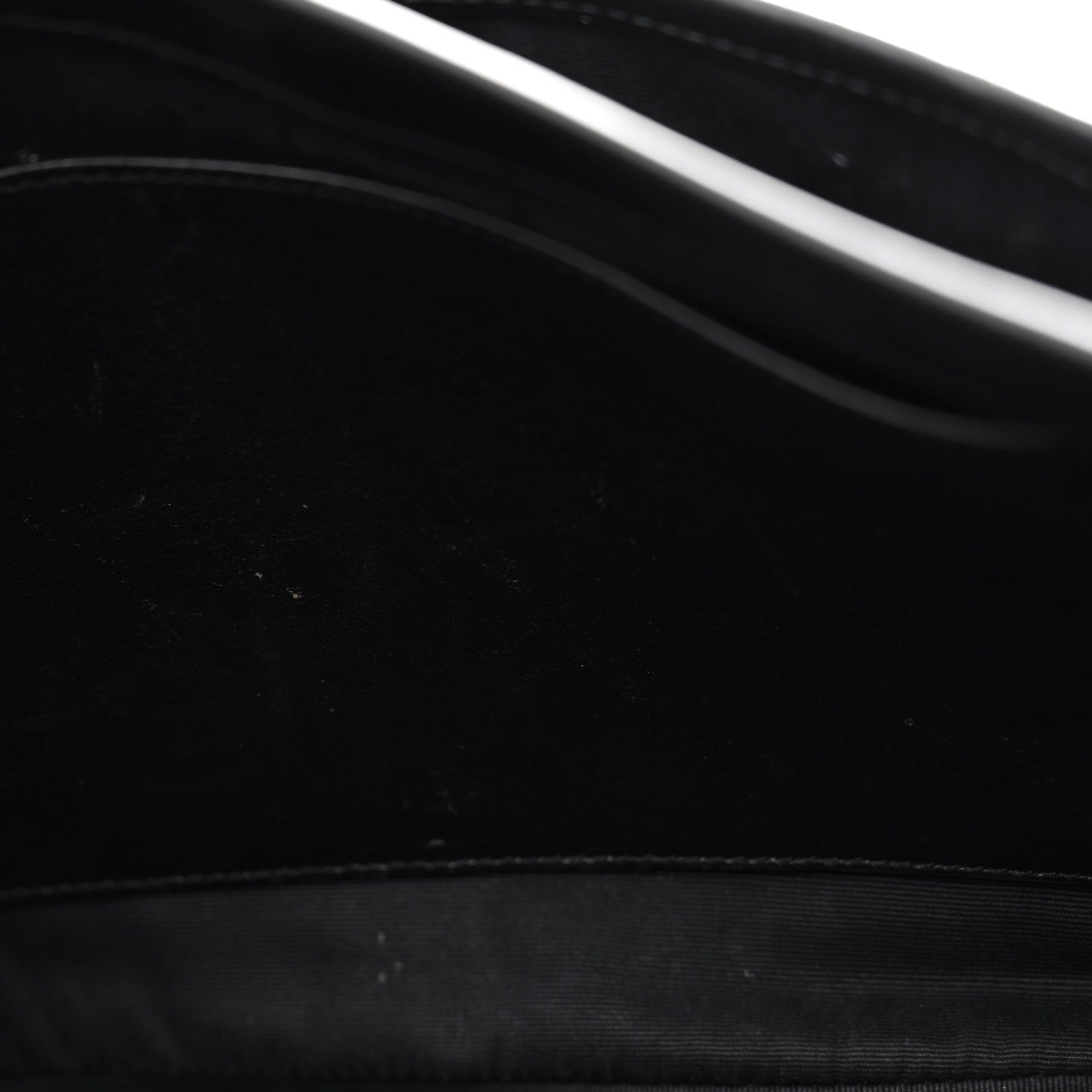Crinkled Calfskin Matelasse Monogram Medium Niki Chain Satchel Black
