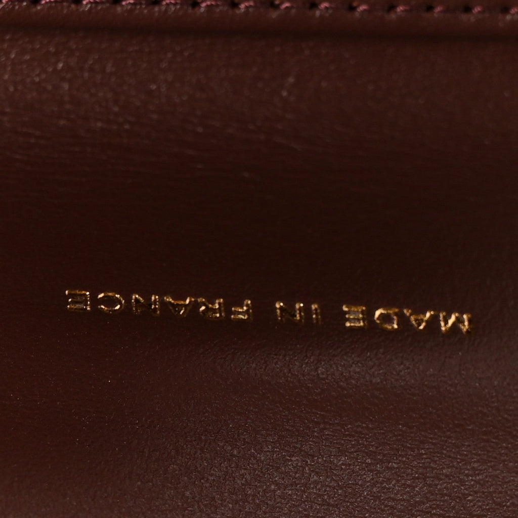 Caviar Quilted Compact Flap Wallet Black
