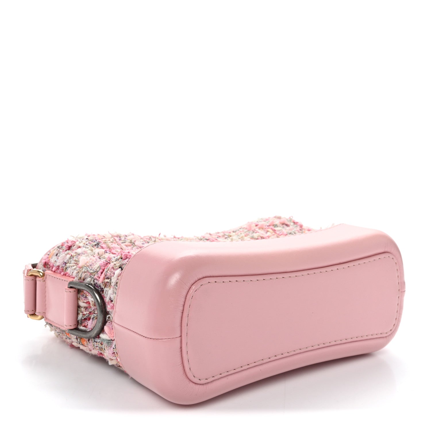 Tweed Calfskin Small Gabrielle Hobo Light Pink