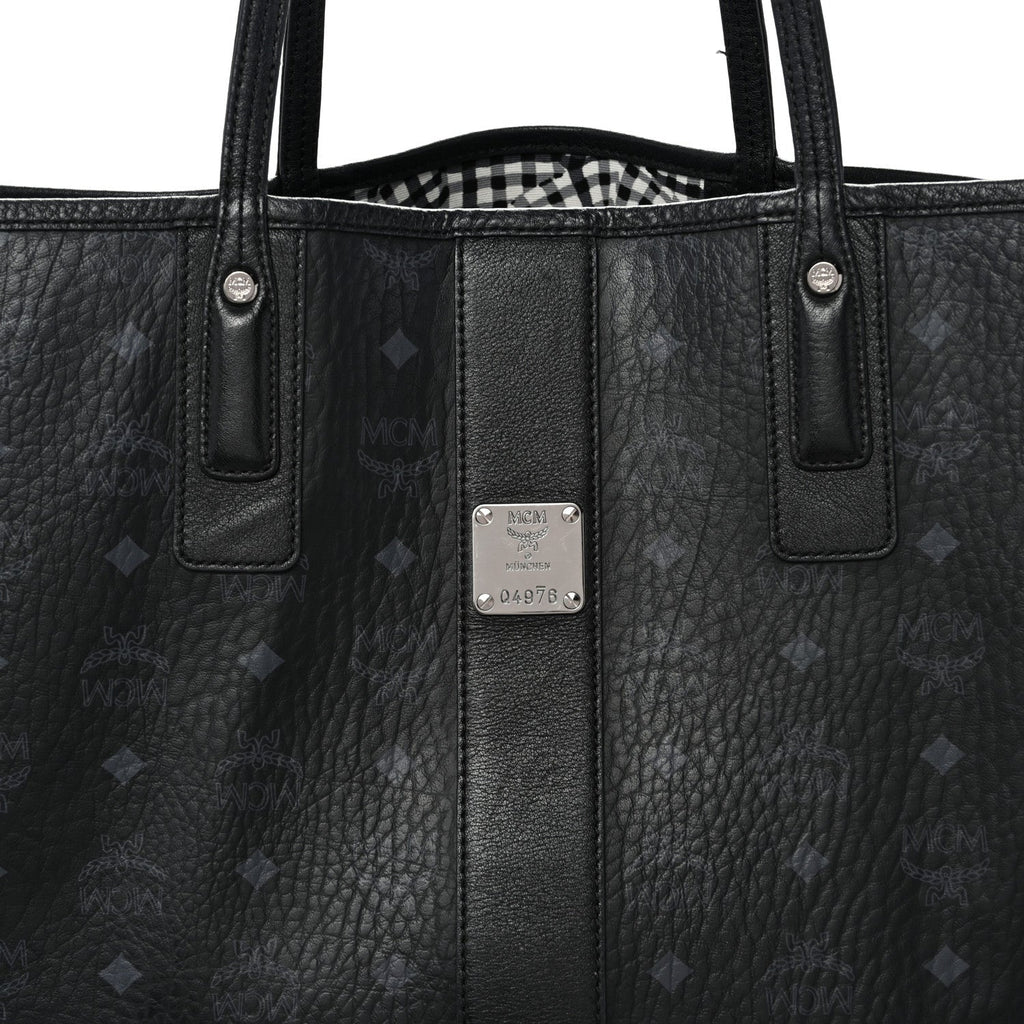 Visetos Large Liz Reversible Shopper Tote Black