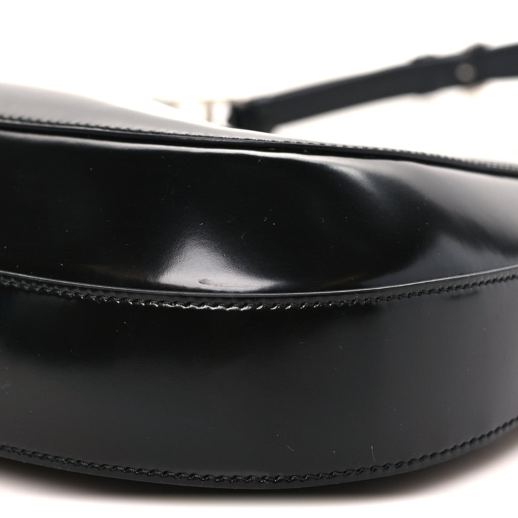 Spazzolato Large Cleo Adjustable Strap Shoulder Bag Black