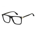 Marc Jacobs Eyeglasses Square Full Rim, Black Frame and Clear Demo Lenses Lens MARC546080700