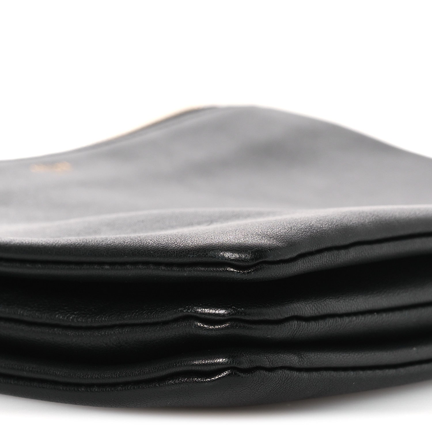 Lambskin Large Trio Crossbody Bag Black