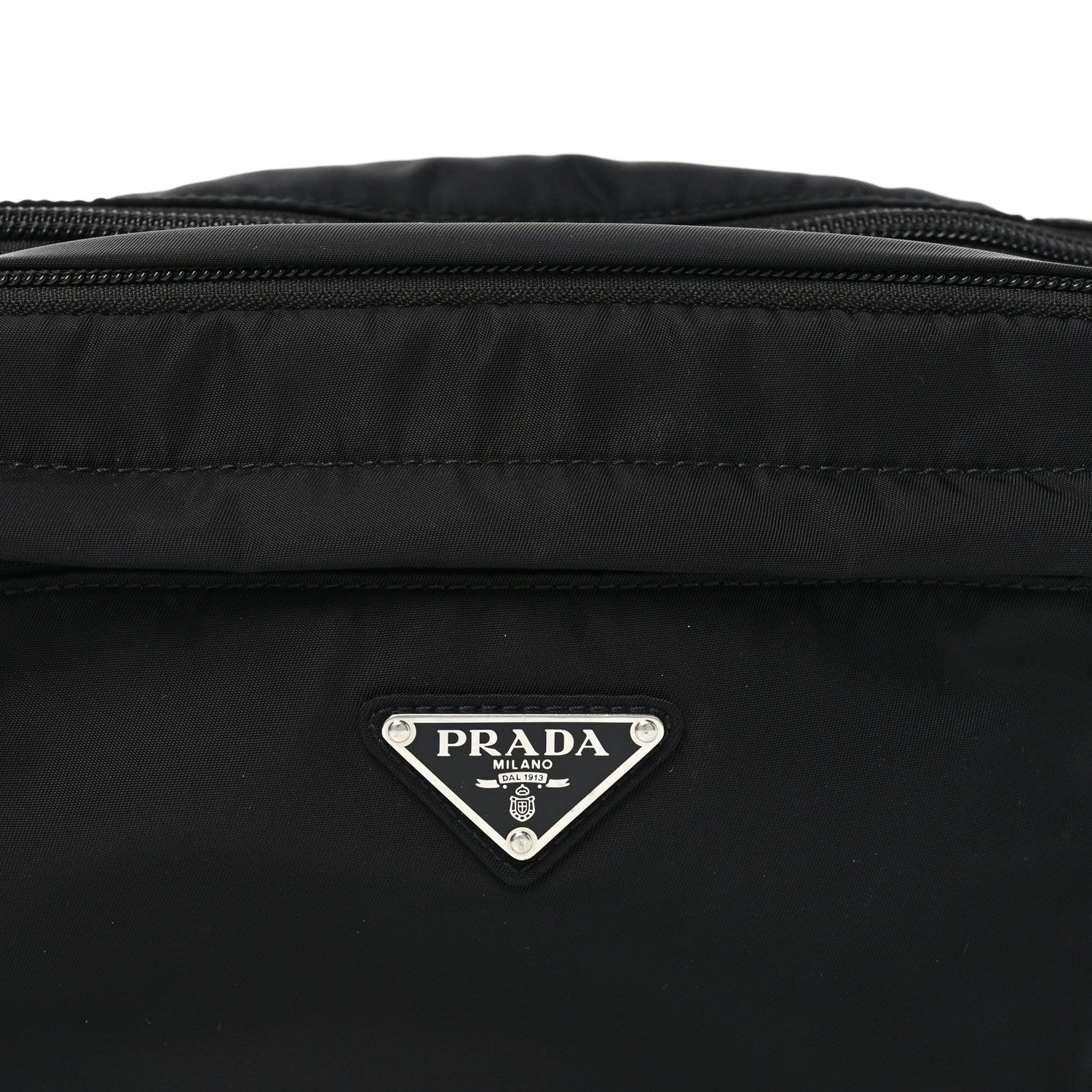 Tessuto Nylon Montagna Belt Bag Black