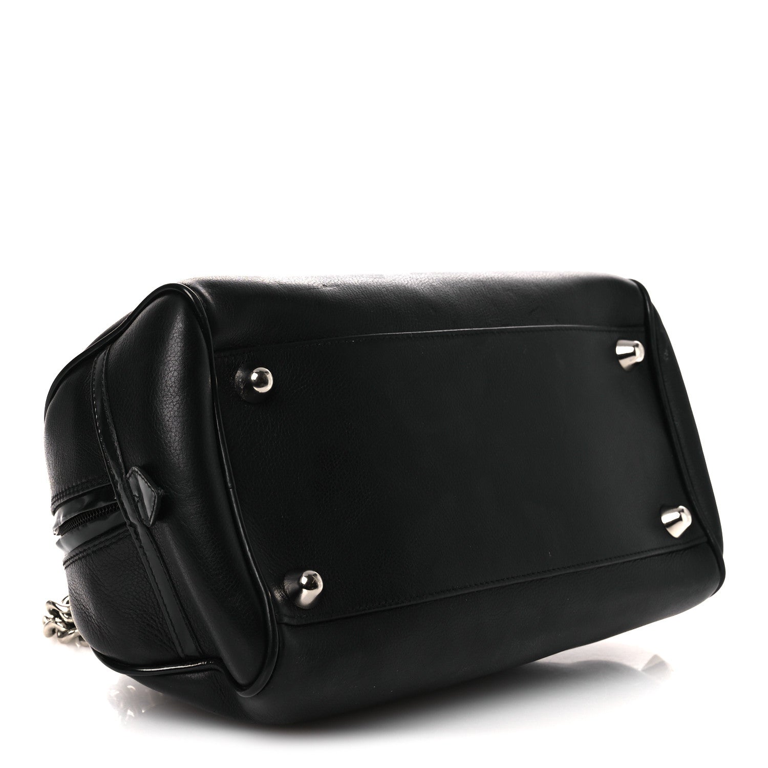 Calfskin Gambler Dice Bowler Black
