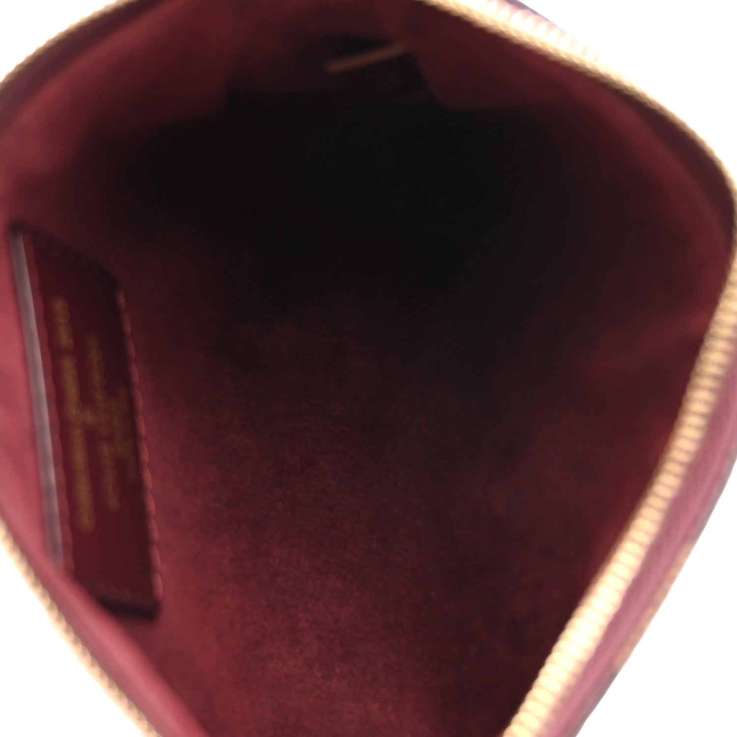 Damier Paillettes Mini Pochette Accessories Red