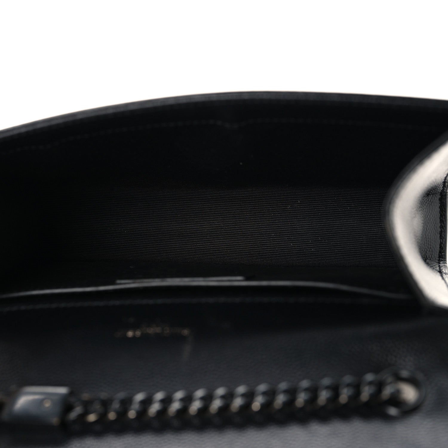 Grain De Poudre Small Monogram Monochrome Kate Satchel Black