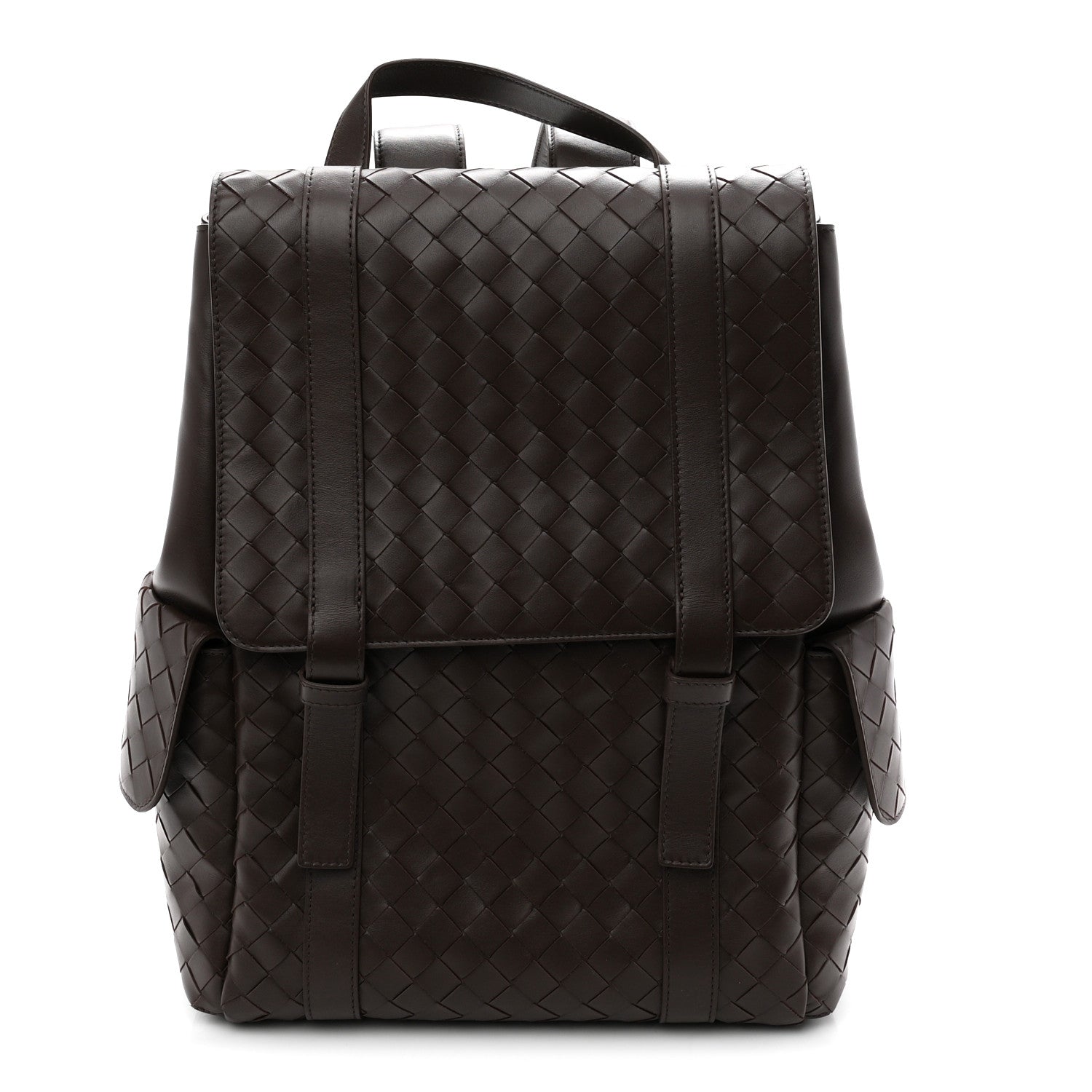 Calfskin Intrecciato Back To School Backpack Old Wood