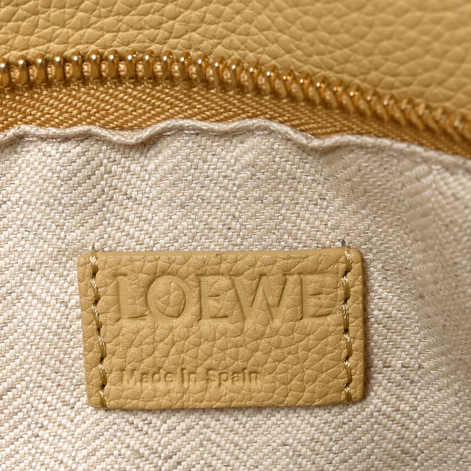 Grained Calfskin Small Puzzle Bag Dark Butter
