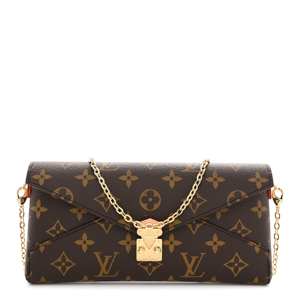 Monogram Grace Coddington Kirigami Organizer On Chain Beige