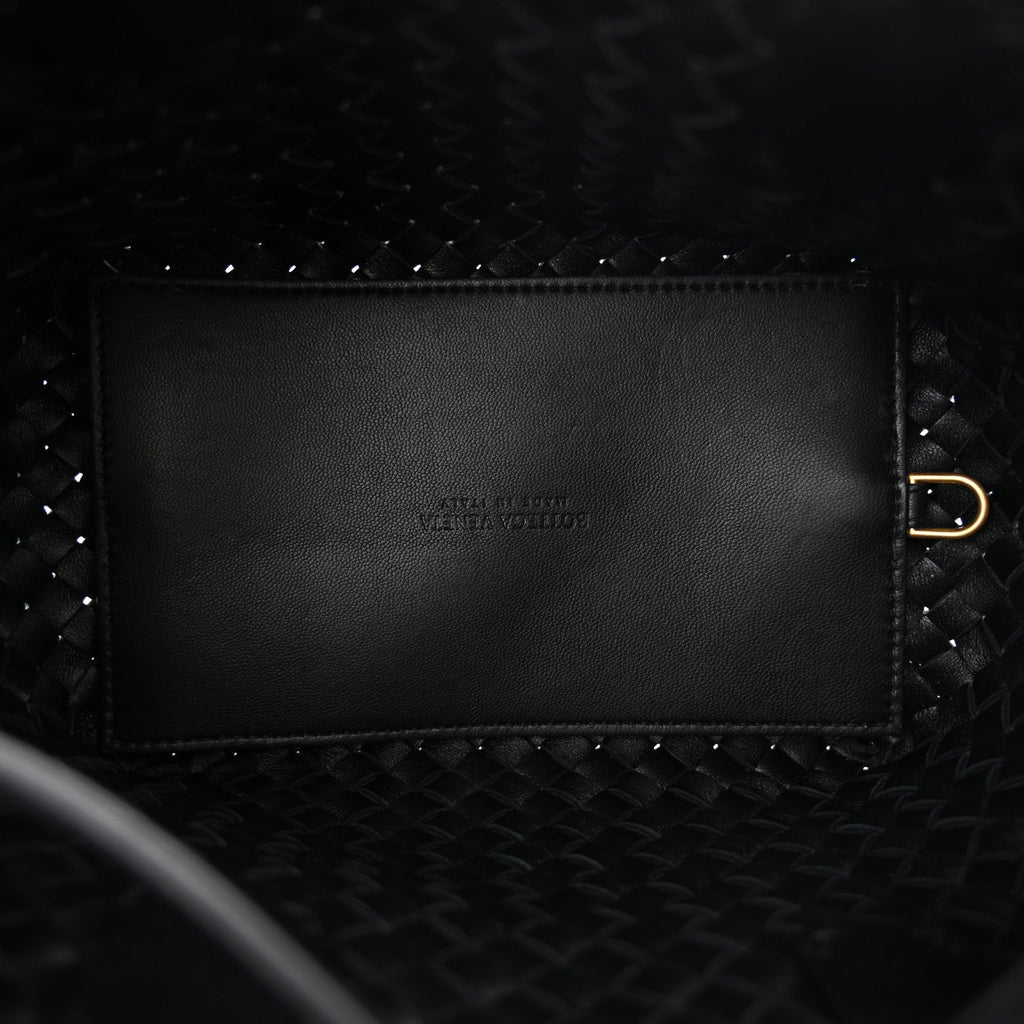 Nappa Intrecciato Mini Cabat Black