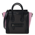 Baby Grained Calfskin Nubuck Tri-color Nano Luggage Anthracite