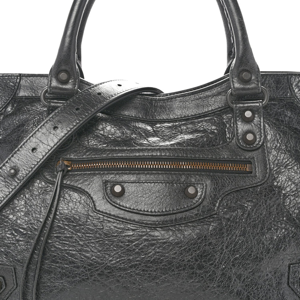 Arena Lambskin Classic Hardware Medium Le City Black