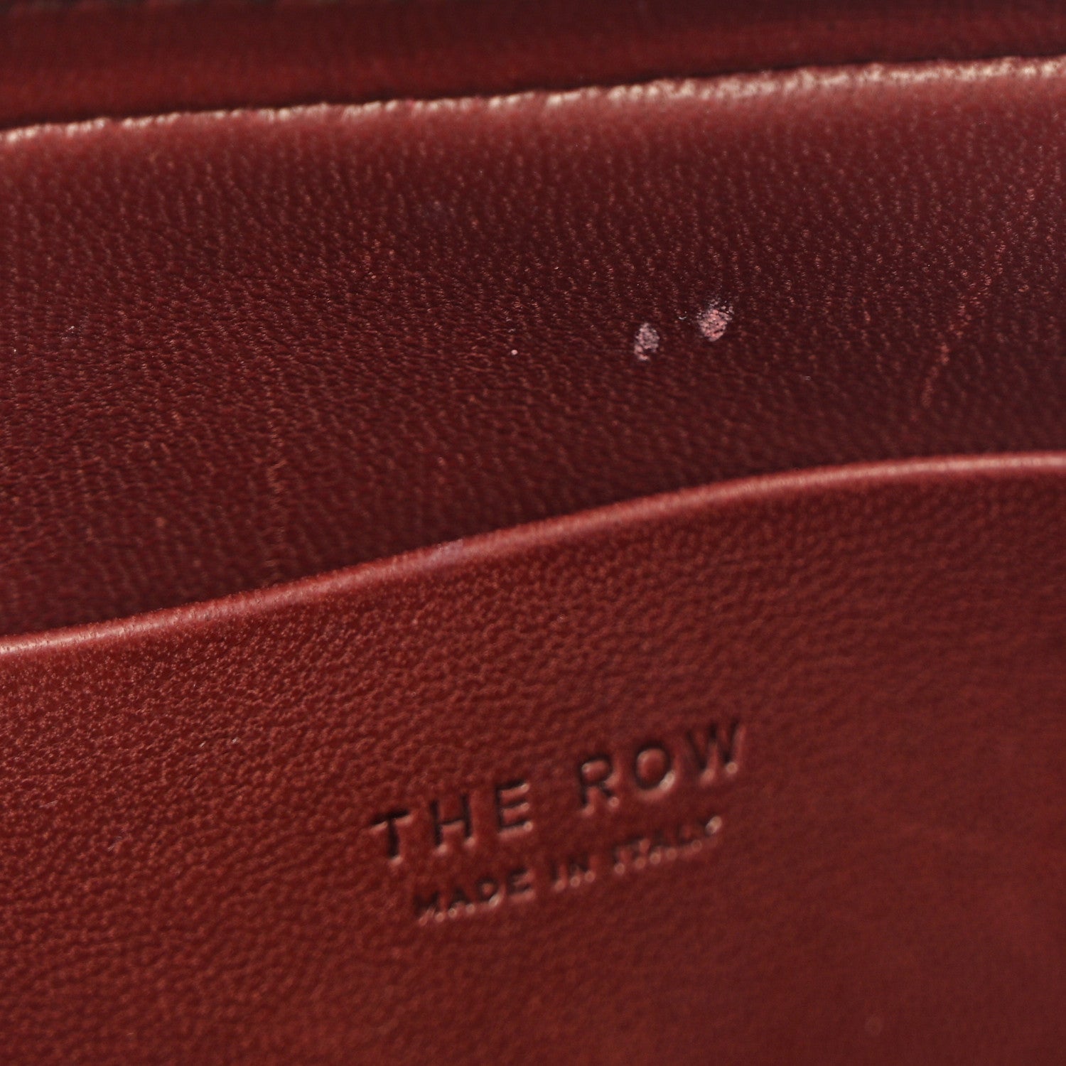 Saddle Calfskin Dalia Baguette Shoulder Bag Burgundy