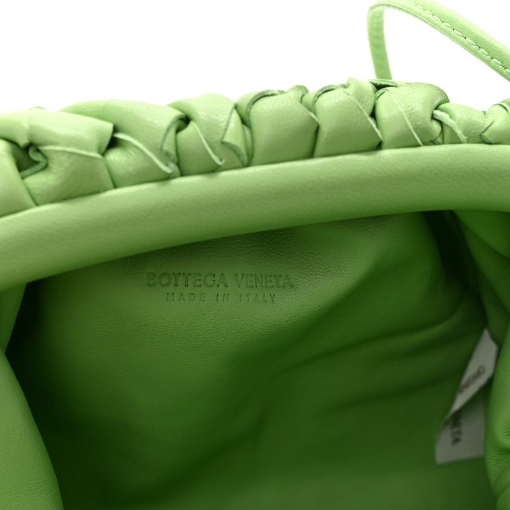 Nappa Intrecciato The Mini Pouch Pistachio