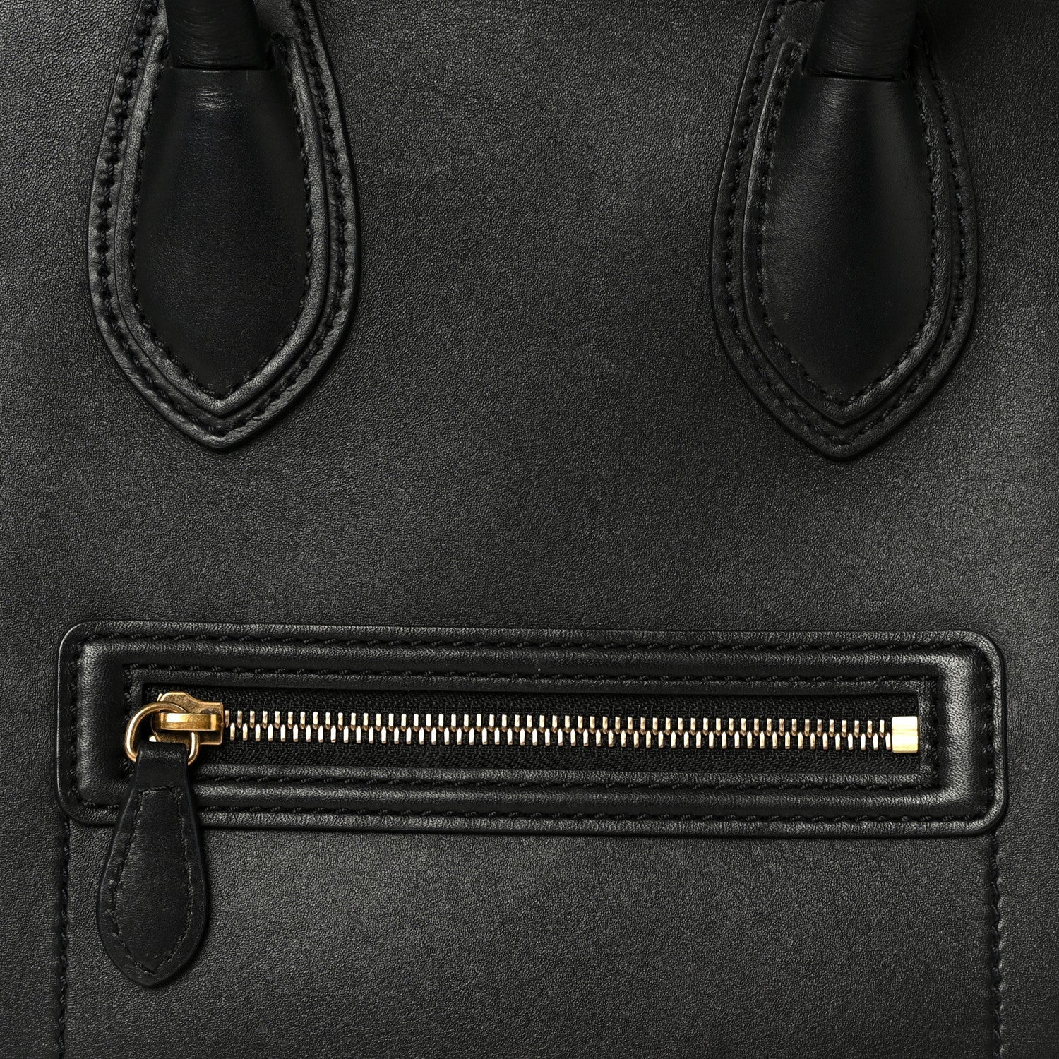 Smooth Calfskin Mini Luggage Black
