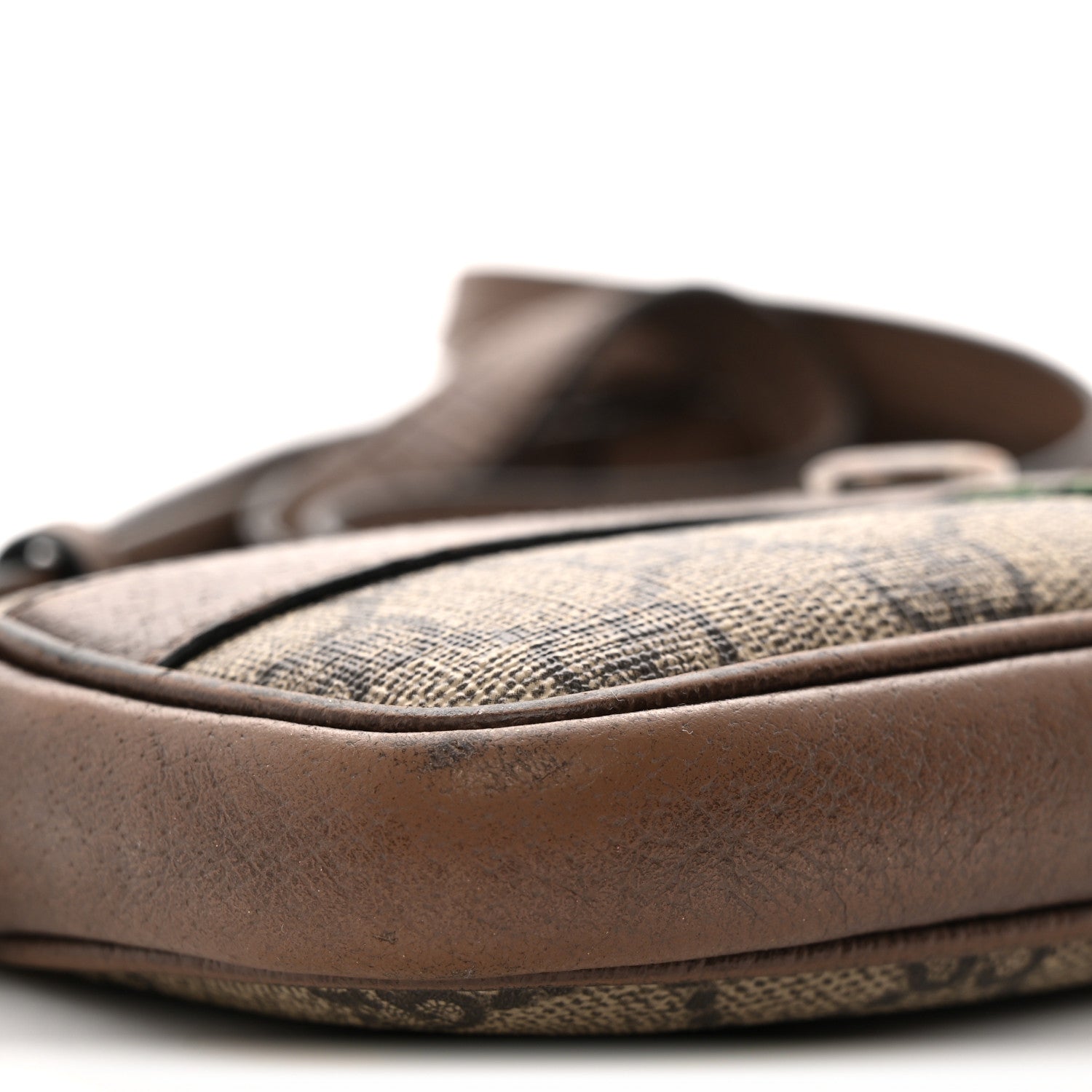 GG Supreme Monogram Web Mini Ophidia GG Bag Brown