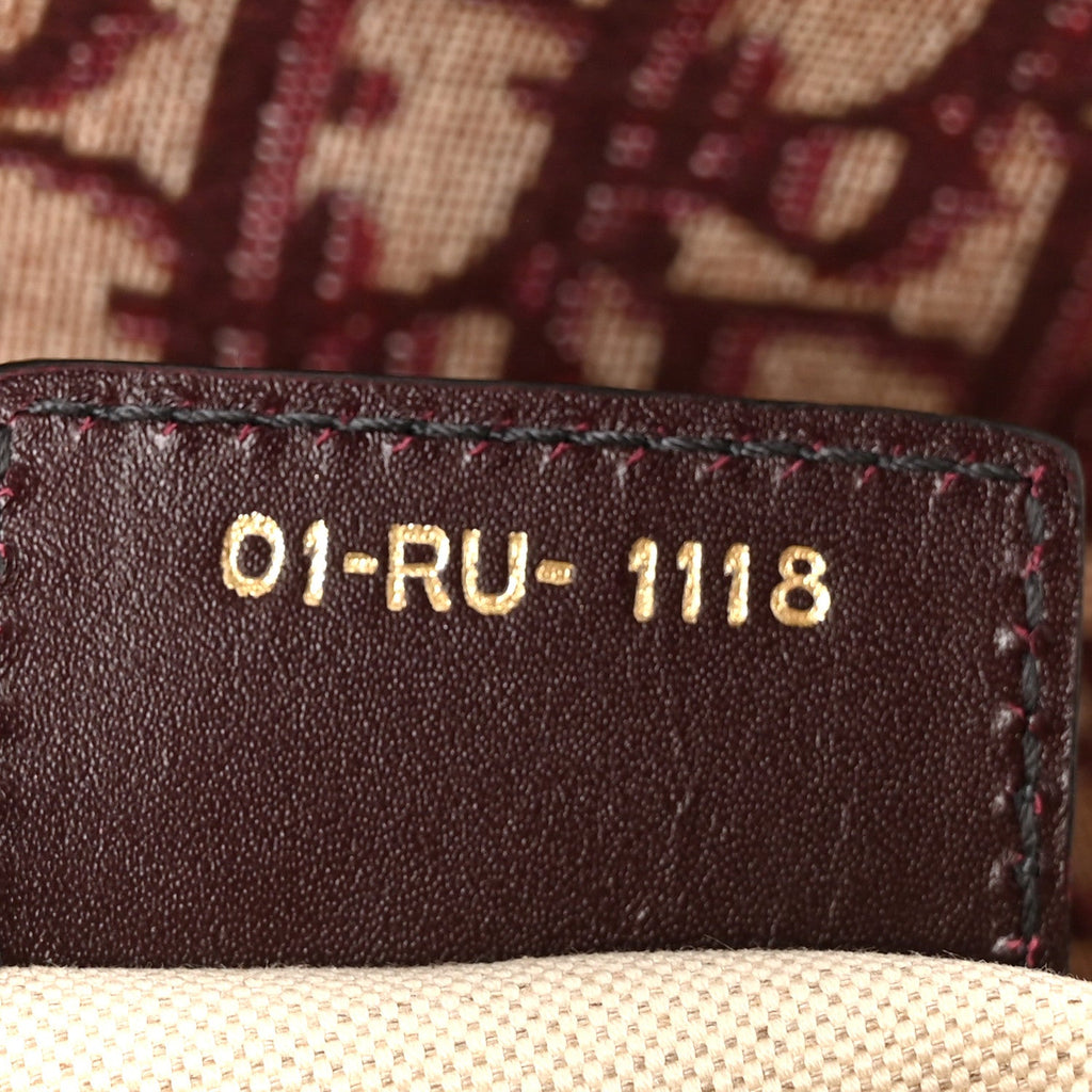 Oblique Saddle Bag Burgundy