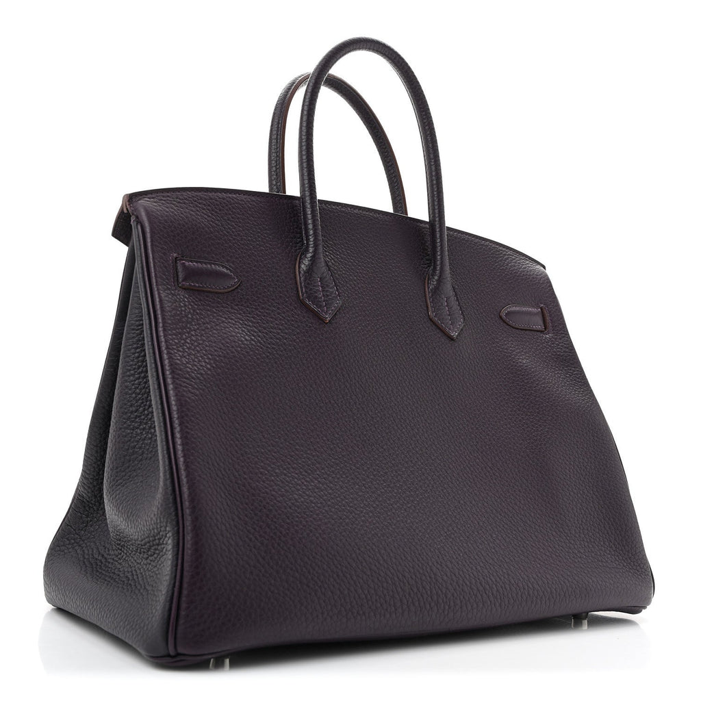 Taurillon Clemence Birkin 35 Raisin