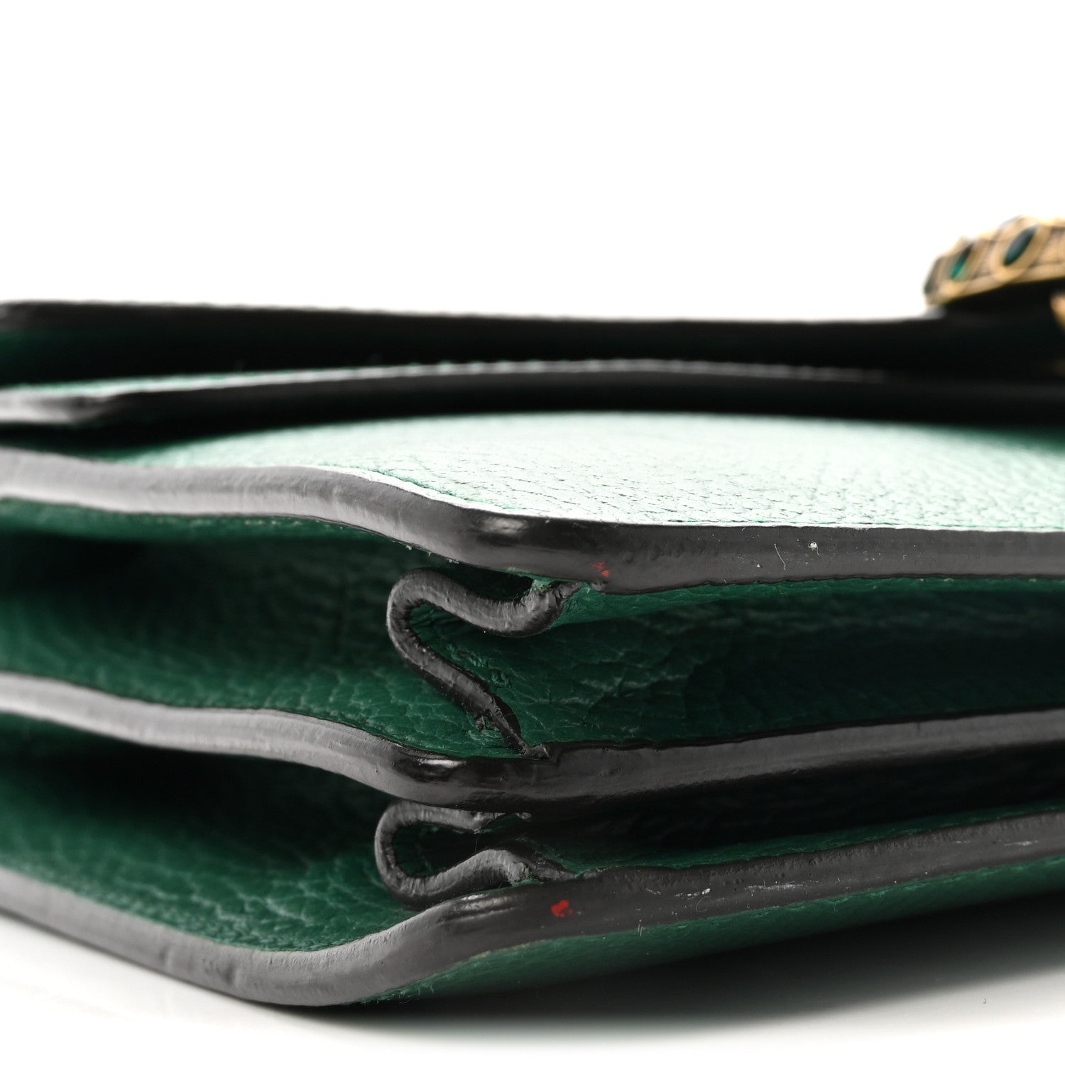 Pebbled Calfskin Small Dionysus Shoulder Bag Emerald