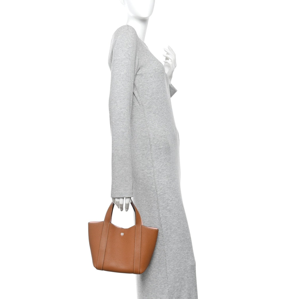 Taurillon Gex Duo Tote Bag BB Cannelle Petal