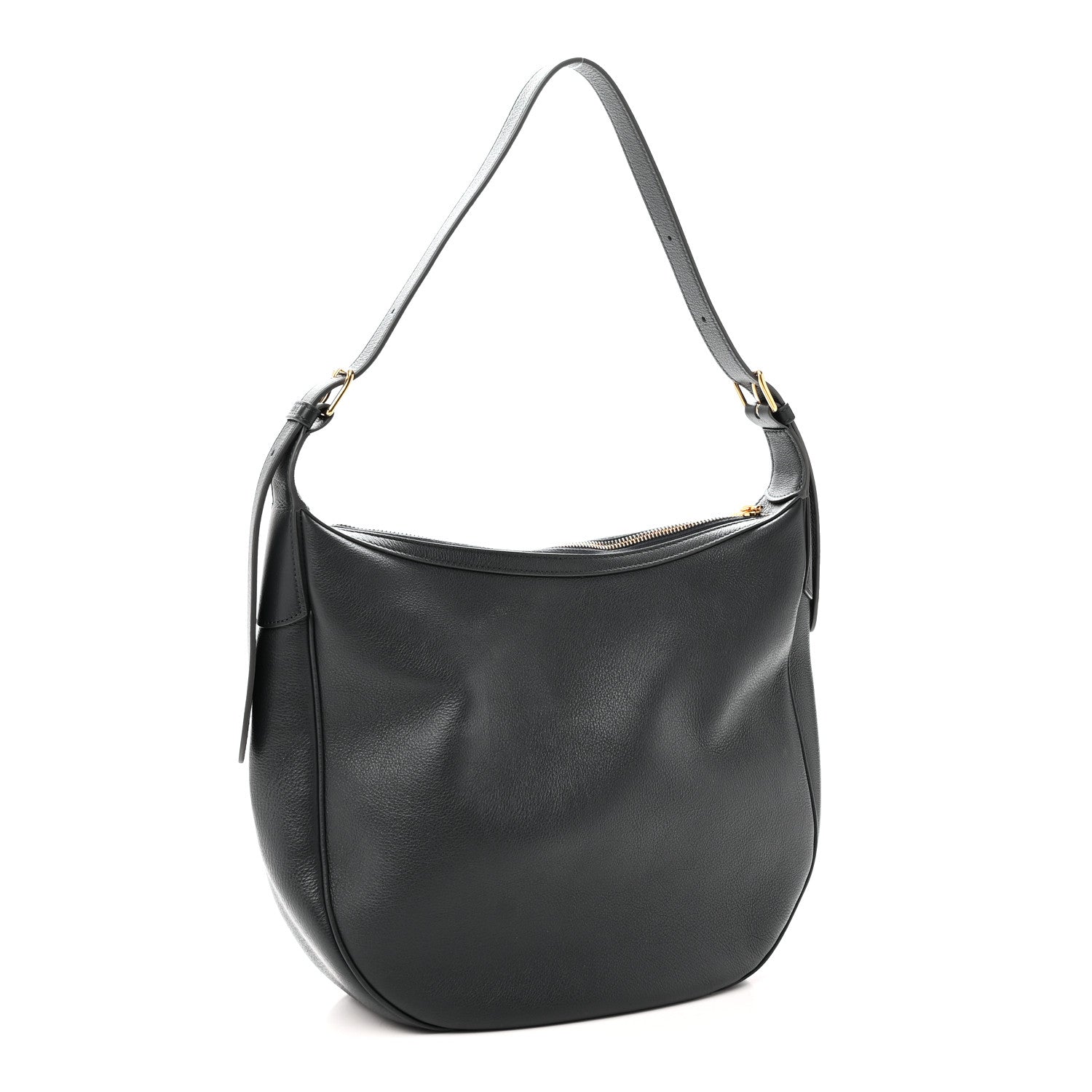 Calfskin Triomphe Heloise Shoulder Bag Slate Grey