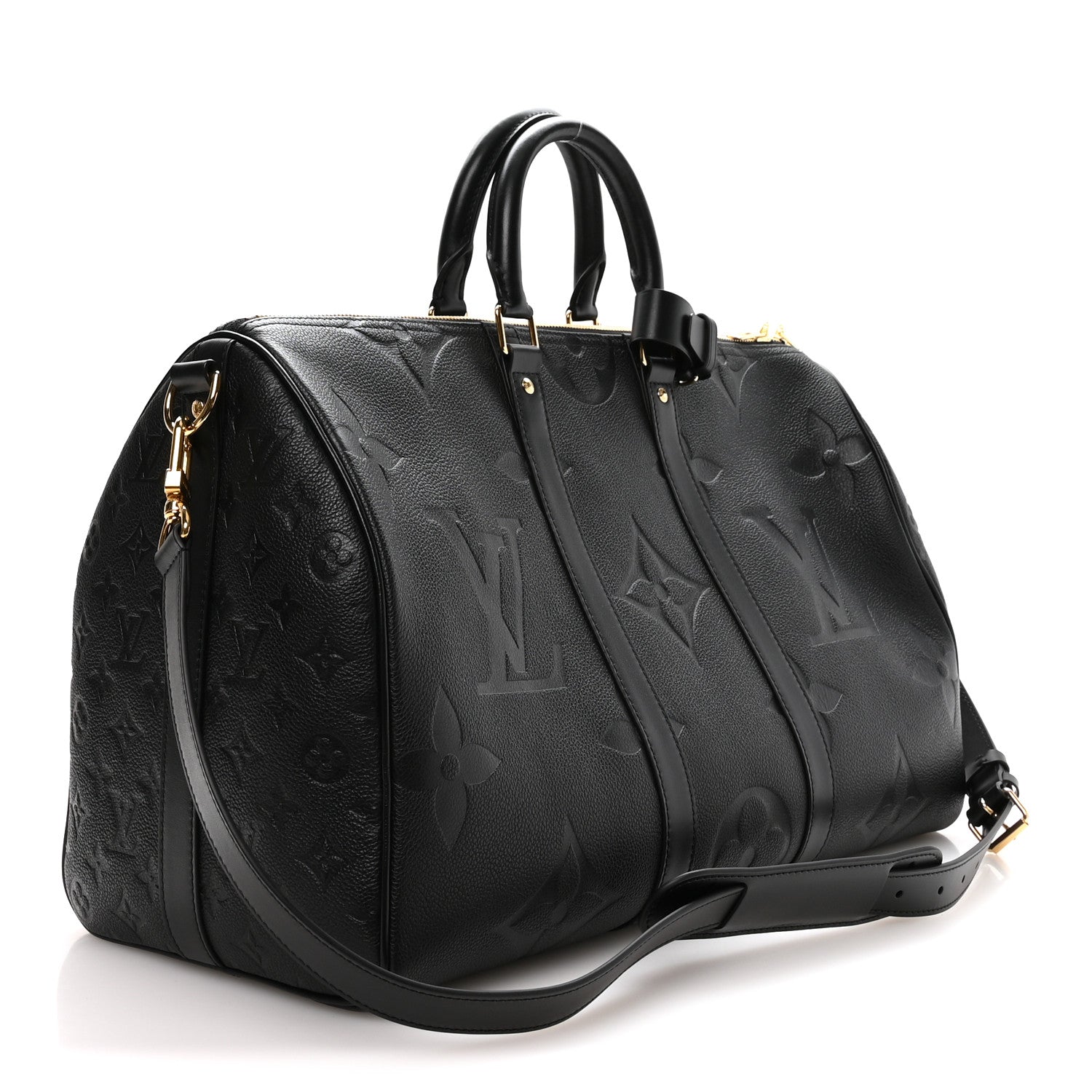 Empreinte Monogram Giant Keepall Bandouliere 45 Black Black