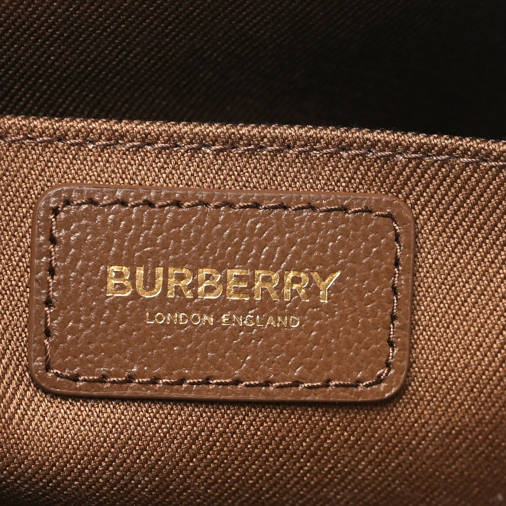 Calfskin House Check Camera Bag Earth