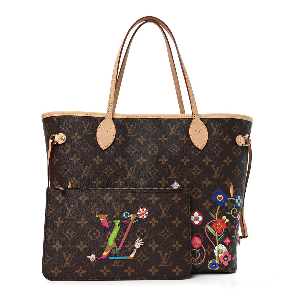 LV X TM Monogram Flowers Neverfull MM