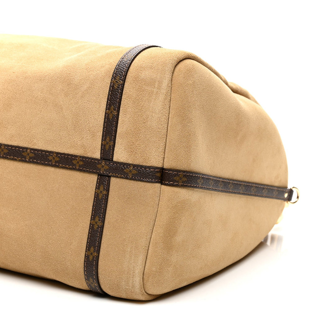 Suede Monogram Express GM Brown