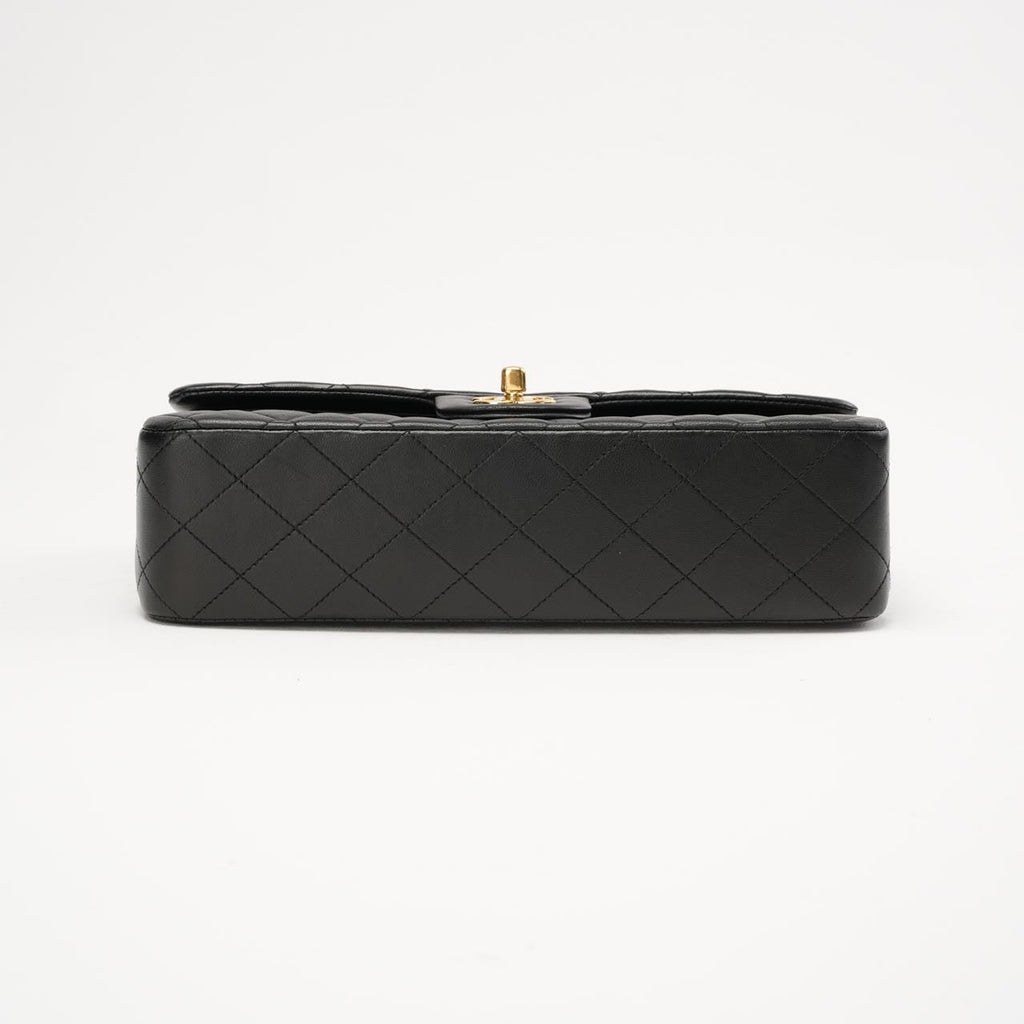 Chanel Classic Medium Double Flap Lamb Black 2017