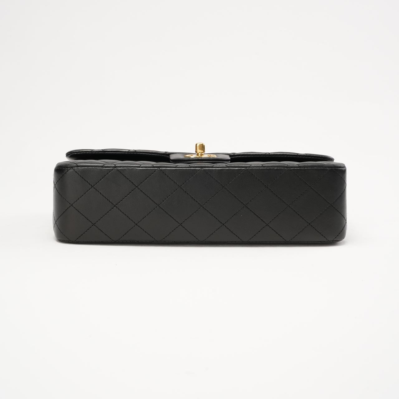 Chanel Classic Medium Double Flap Lamb Black 2017