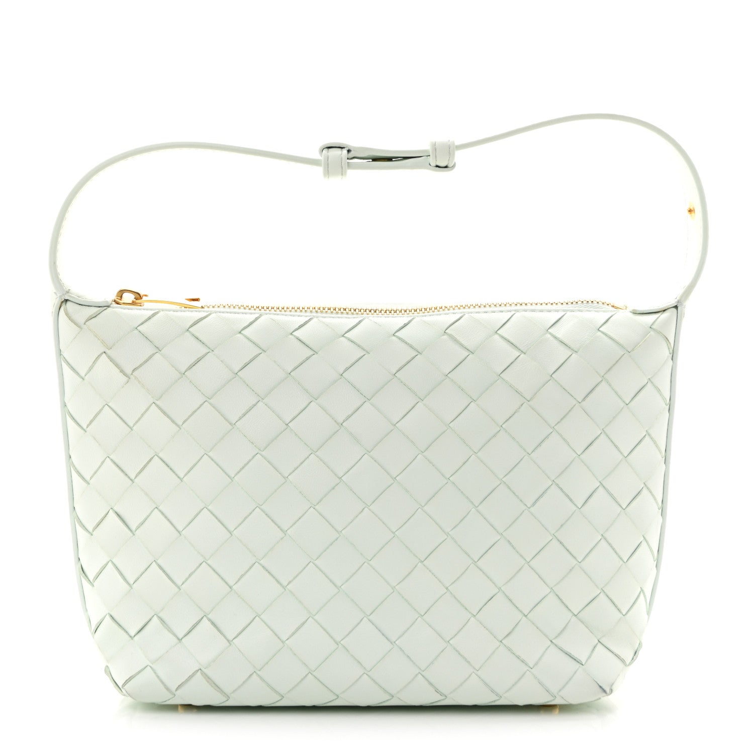 Calfskin Nappa Intrecciato Mini Wallace Glacier Muse