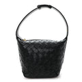 Calfskin Nappa Intrecciato Candy Wallace Black
