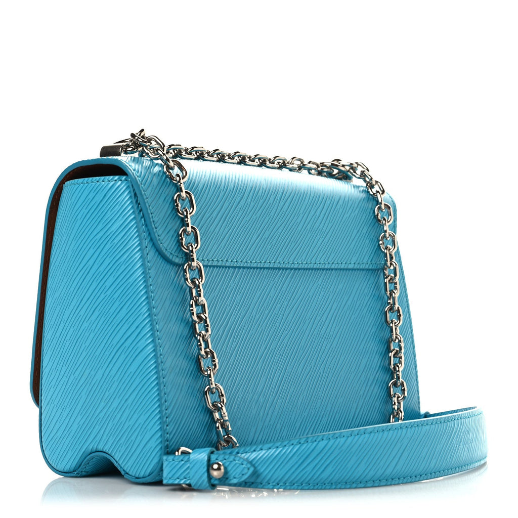 Epi Twist Shoulder Bag MM Turquoise