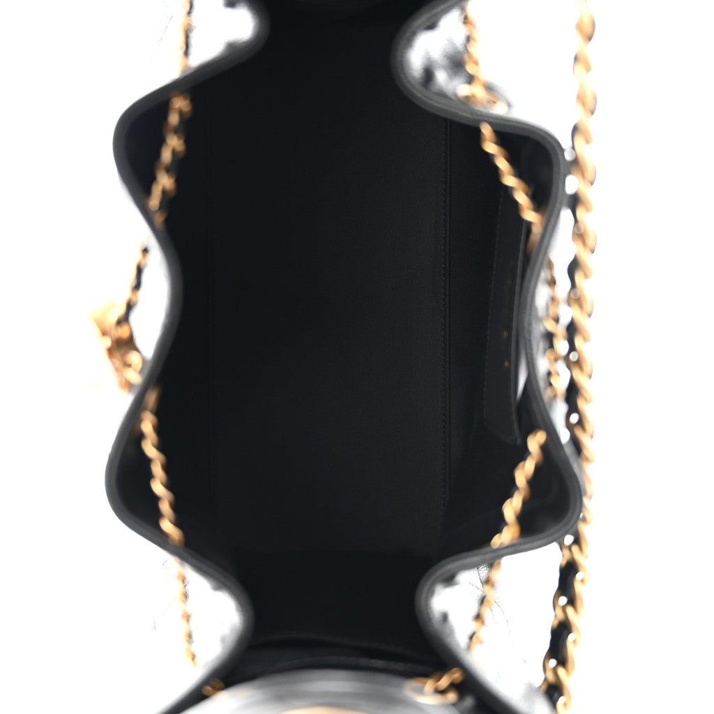 Caviar Quilted Small Chanel 25 Handbag Black