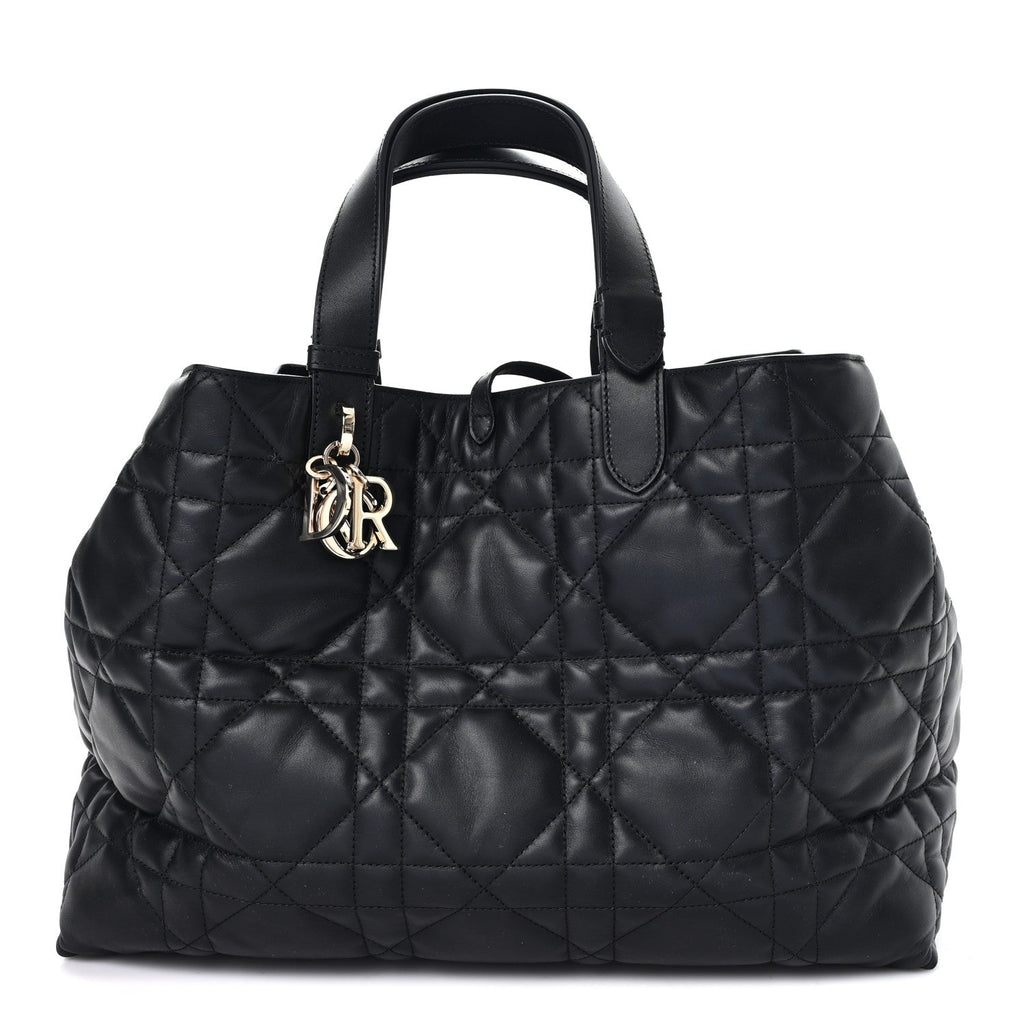Calfskin Macrocannage Large Toujours Black