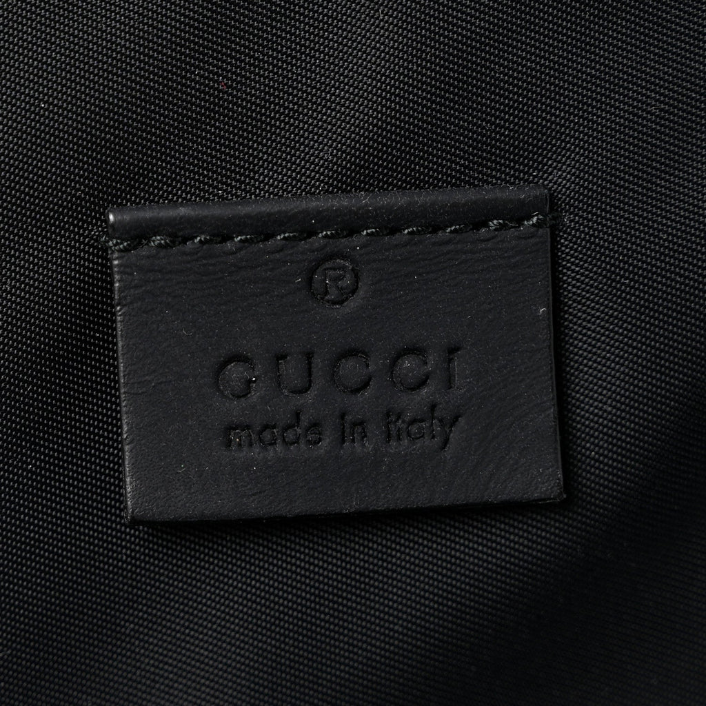 Rubber Guccissima Laptop Briefcase Black