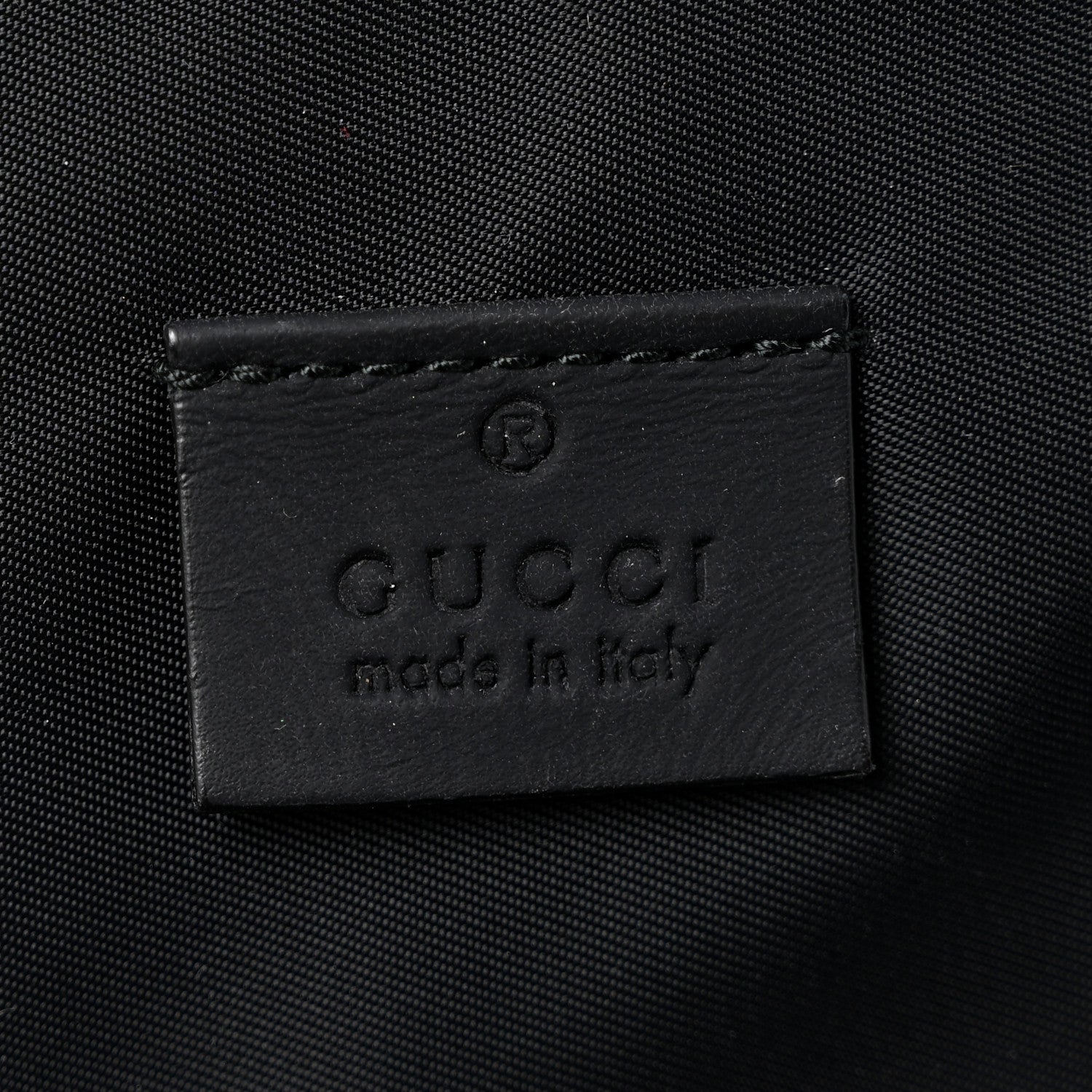 Rubber Guccissima Laptop Briefcase Black