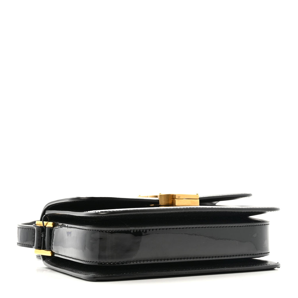 Vernice Diamond Small Solferino Satchel Black