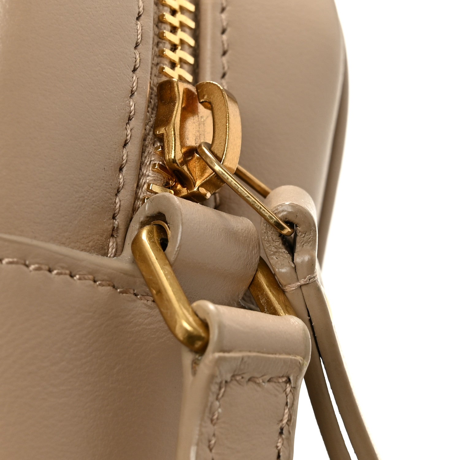 Calfskin Matelasse Monogram Lou Camera Bag Dark Beige