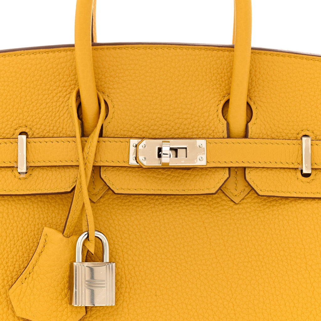 Togo Birkin 25 Jaune Ambre