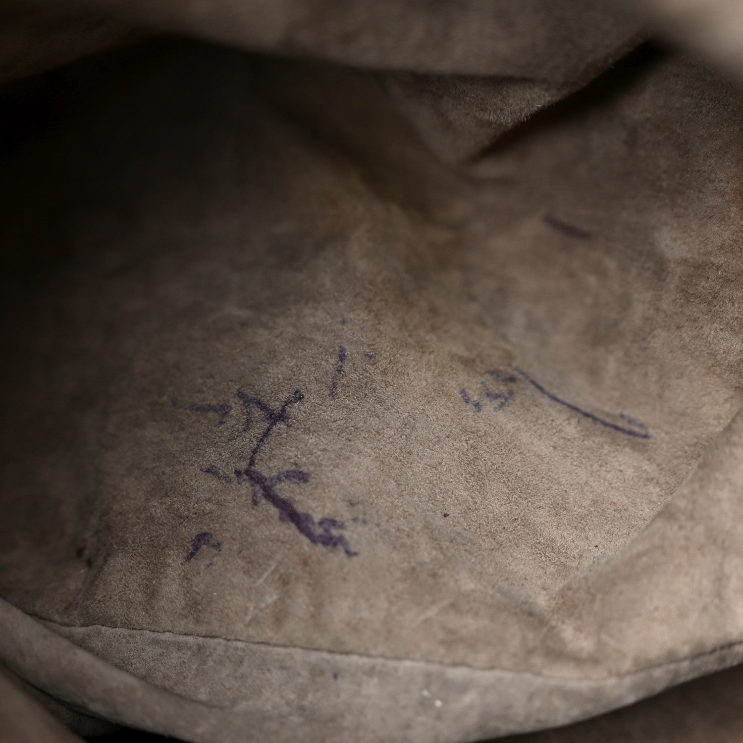 Cervo Deerskin Large Hobo Ebano